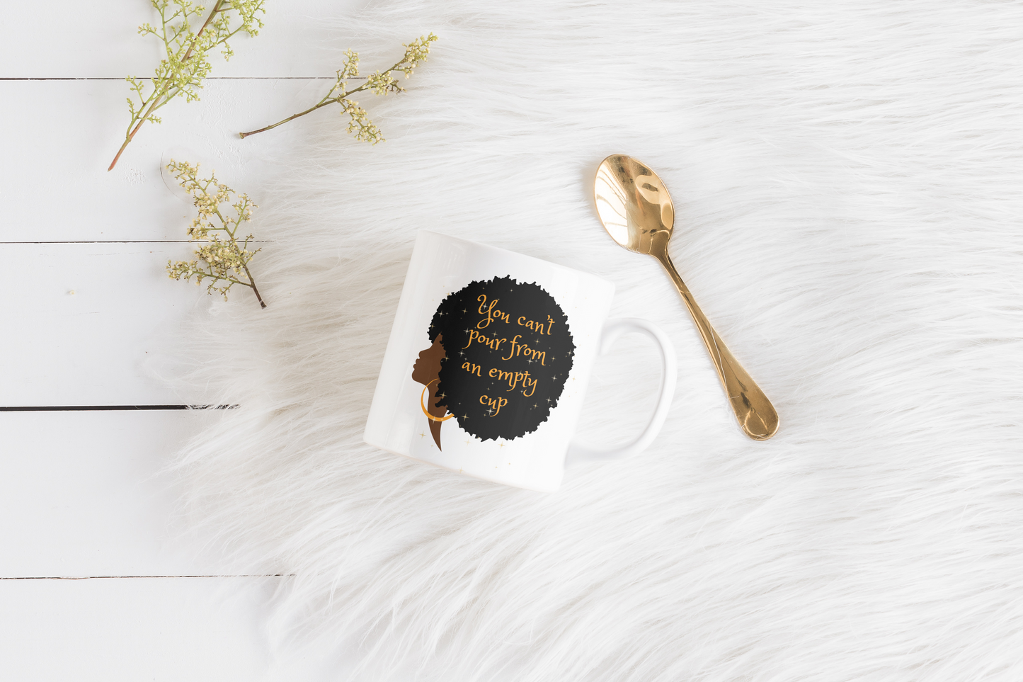 Personalized Afro Chic mug