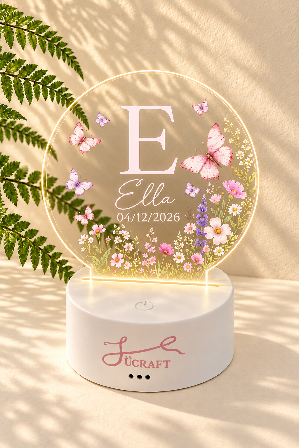 Custom Acrylic LED Plaque | Personalized Night Light