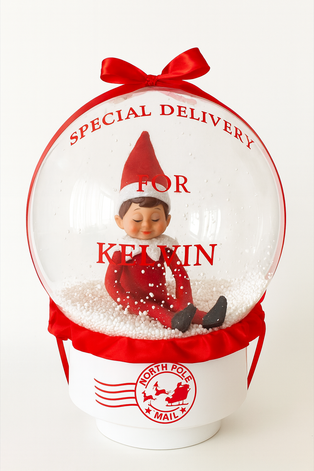 Elf Snow Globe Balloon – Classic Edition