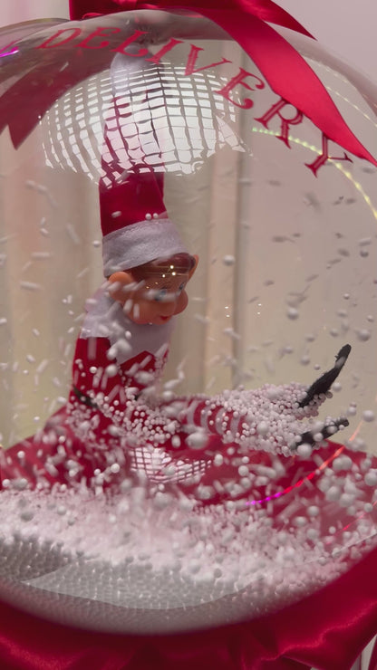 Elf Snow Globe Balloon – Motion Edition